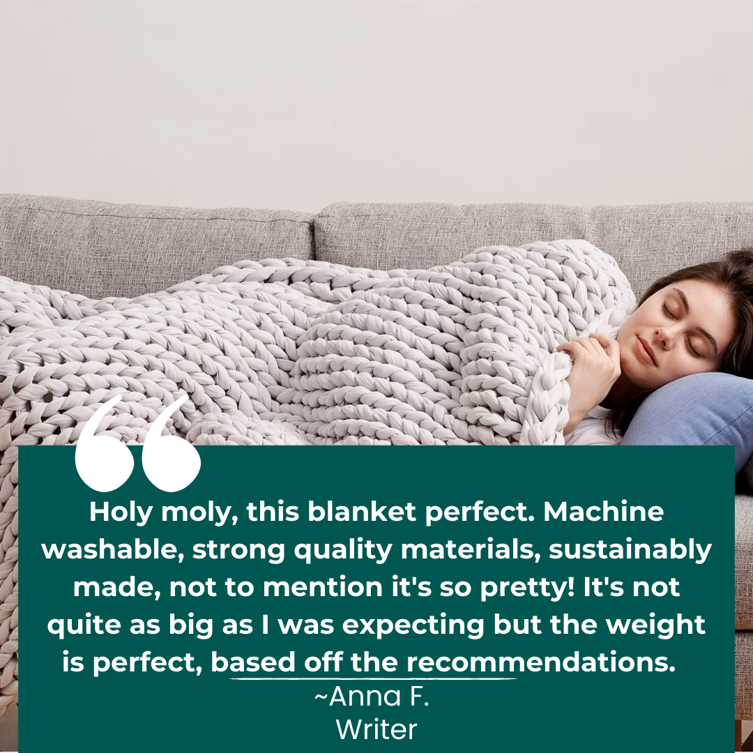 CalmNest™ - Cozy Chunky Blanket