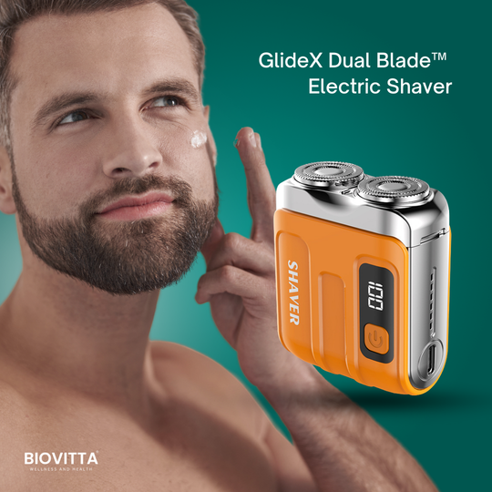 GlideX Dual Blade™ Electric Shaver