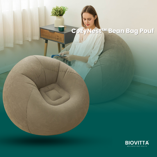 CozyNest™ Bean Bag Pouf