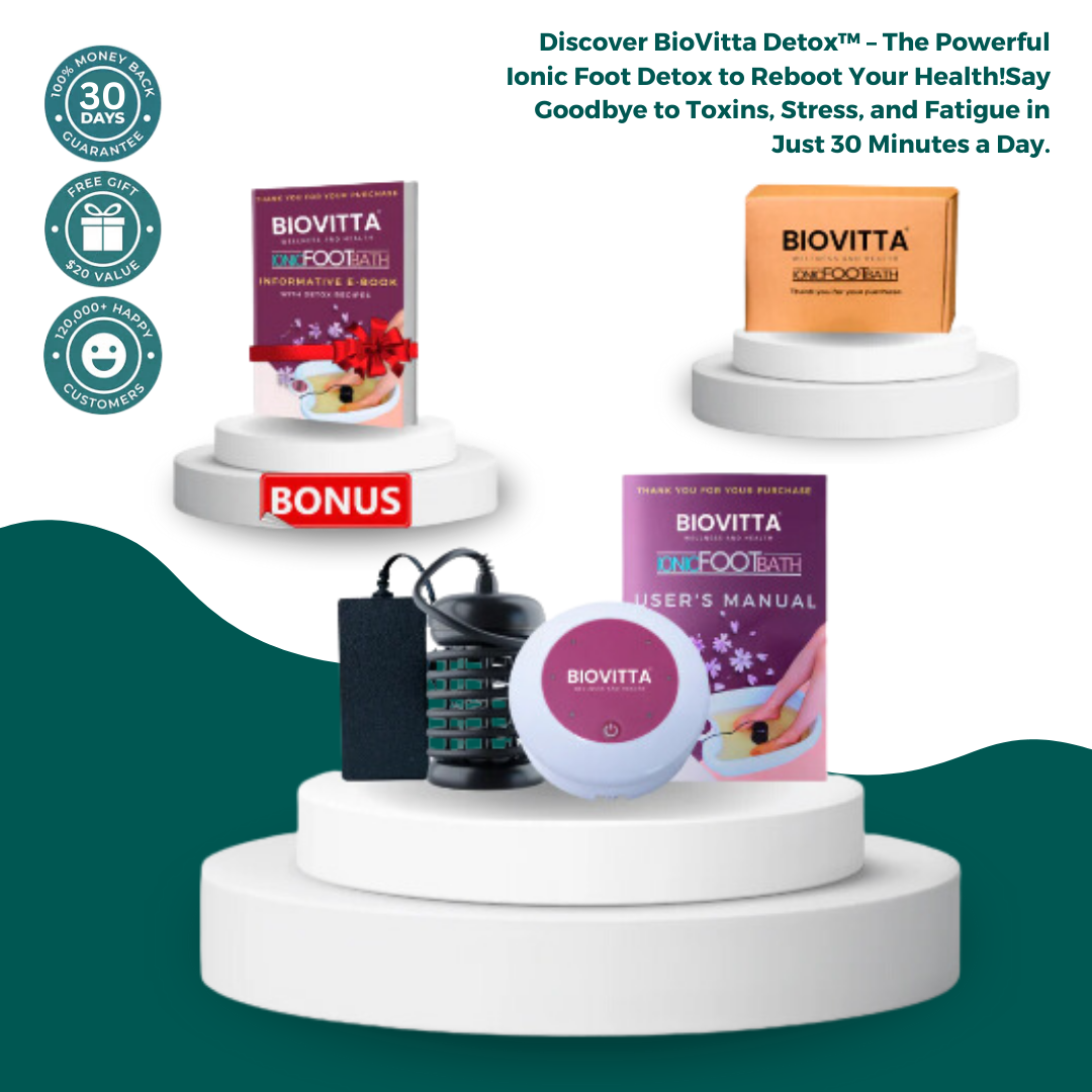 BioVitta Detox™ Ionic Foot Spa - Feel Detoxed And Cleansed At Home!