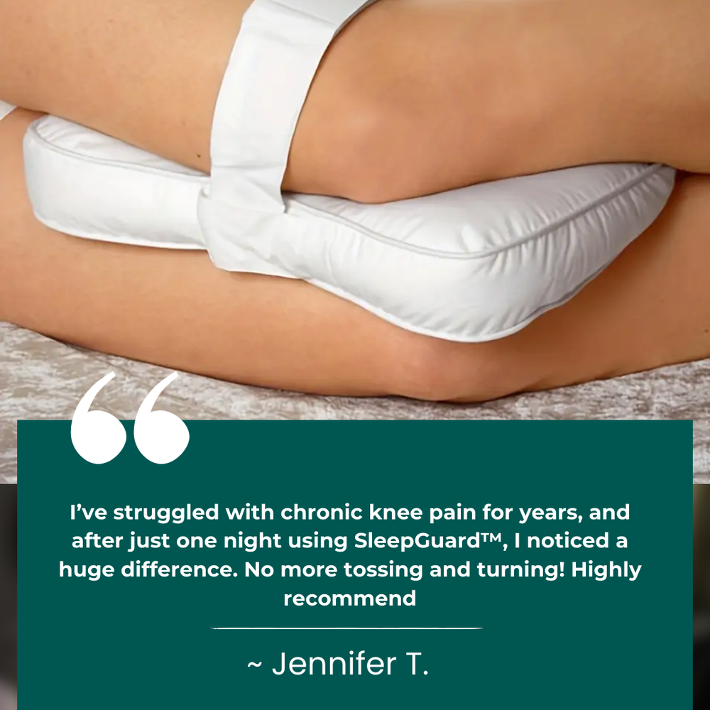 SleepGuard™ Knee Pillow (White)