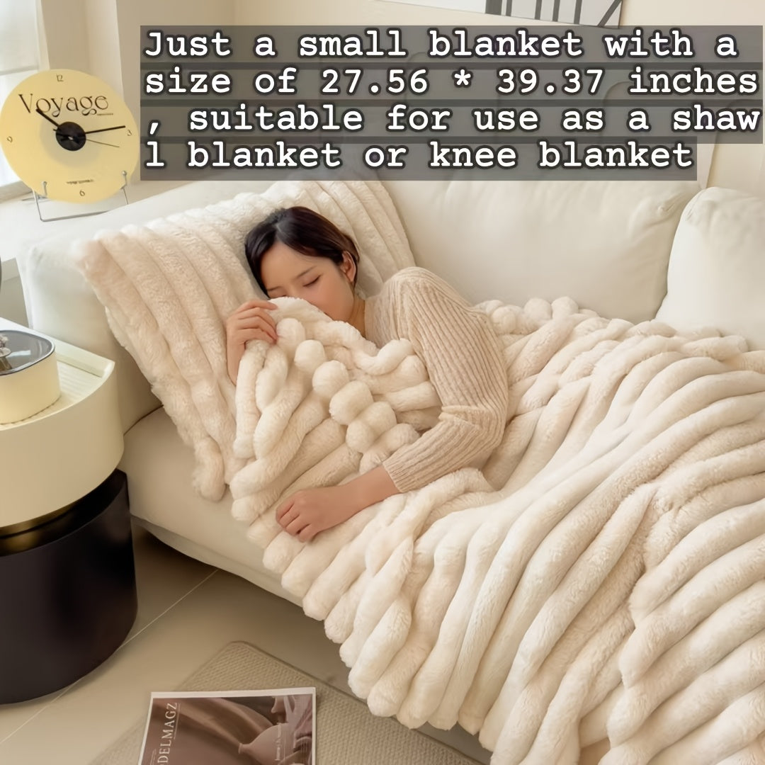 PlushHaven™ Fur Throw