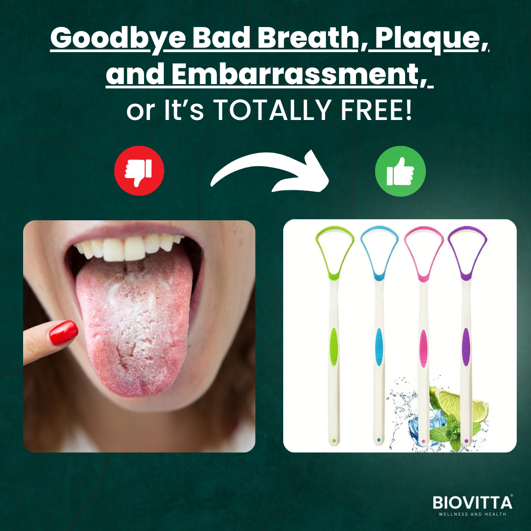 PlaqueBlitz™ Tongue Scraper