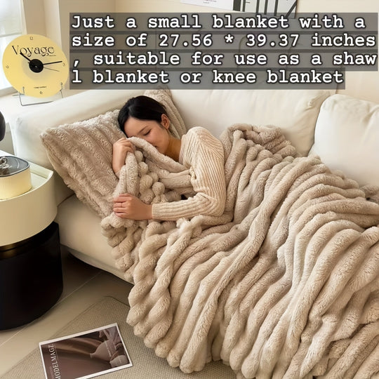 PlushHaven™ Fur Throw