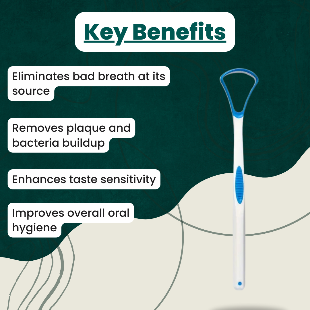 PlaqueBlitz™ Tongue Scraper