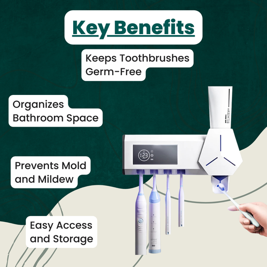 GermGuard™ Vault- Toothbrush Holder