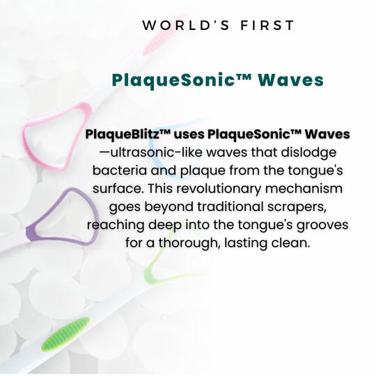 PlaqueBlitz™ Tongue Scraper