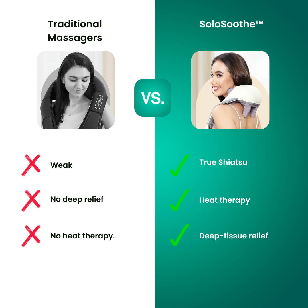 SoloSoothe™ Shiatsu Neck Massager