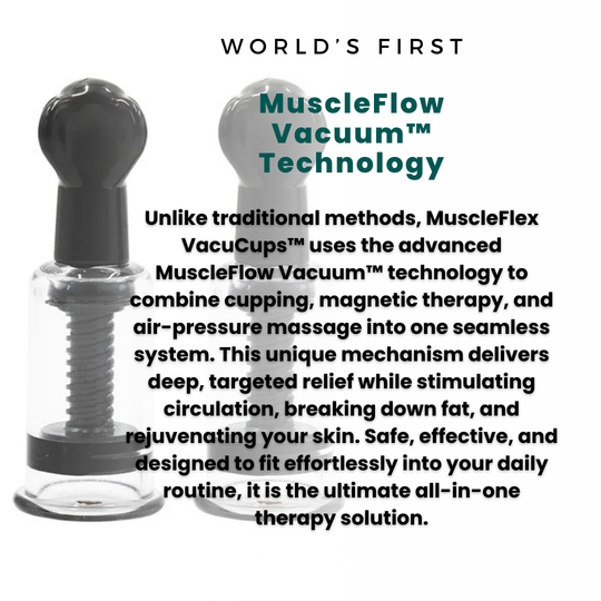 MuscleFlex VacuCups™ Suction Cups Therapy