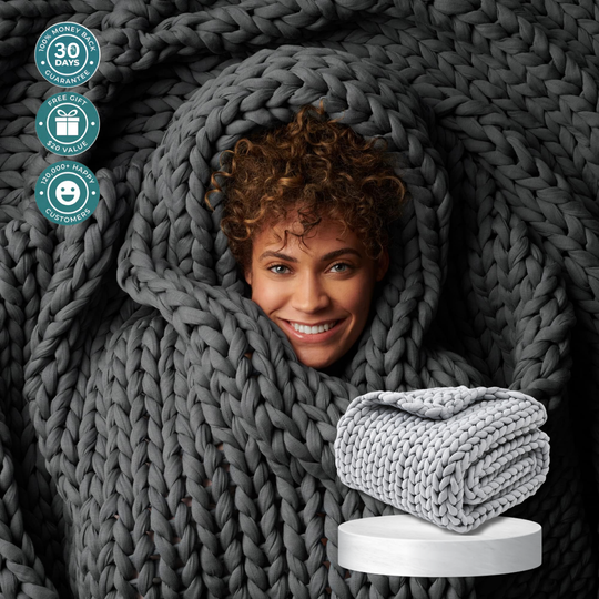 CalmNest™ - Cozy Chunky Blanket