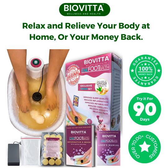 BioVitta Wellness and Health™ Ionic Foot Spa - Detox and Relax at Home!