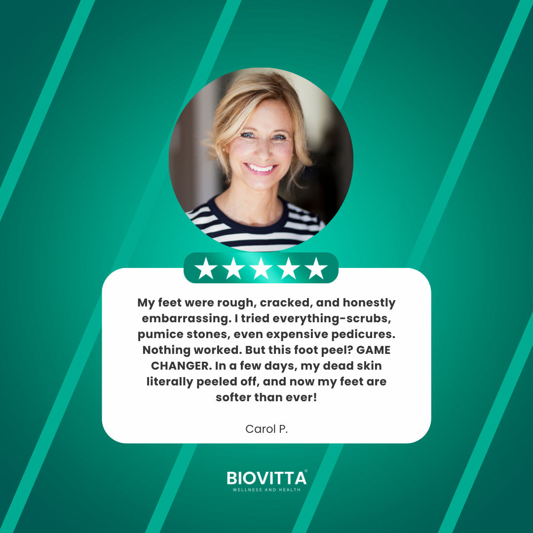 BioVitta Wellness™ Foot Peel | Get Baby-Soft Smooth Radiant Feet