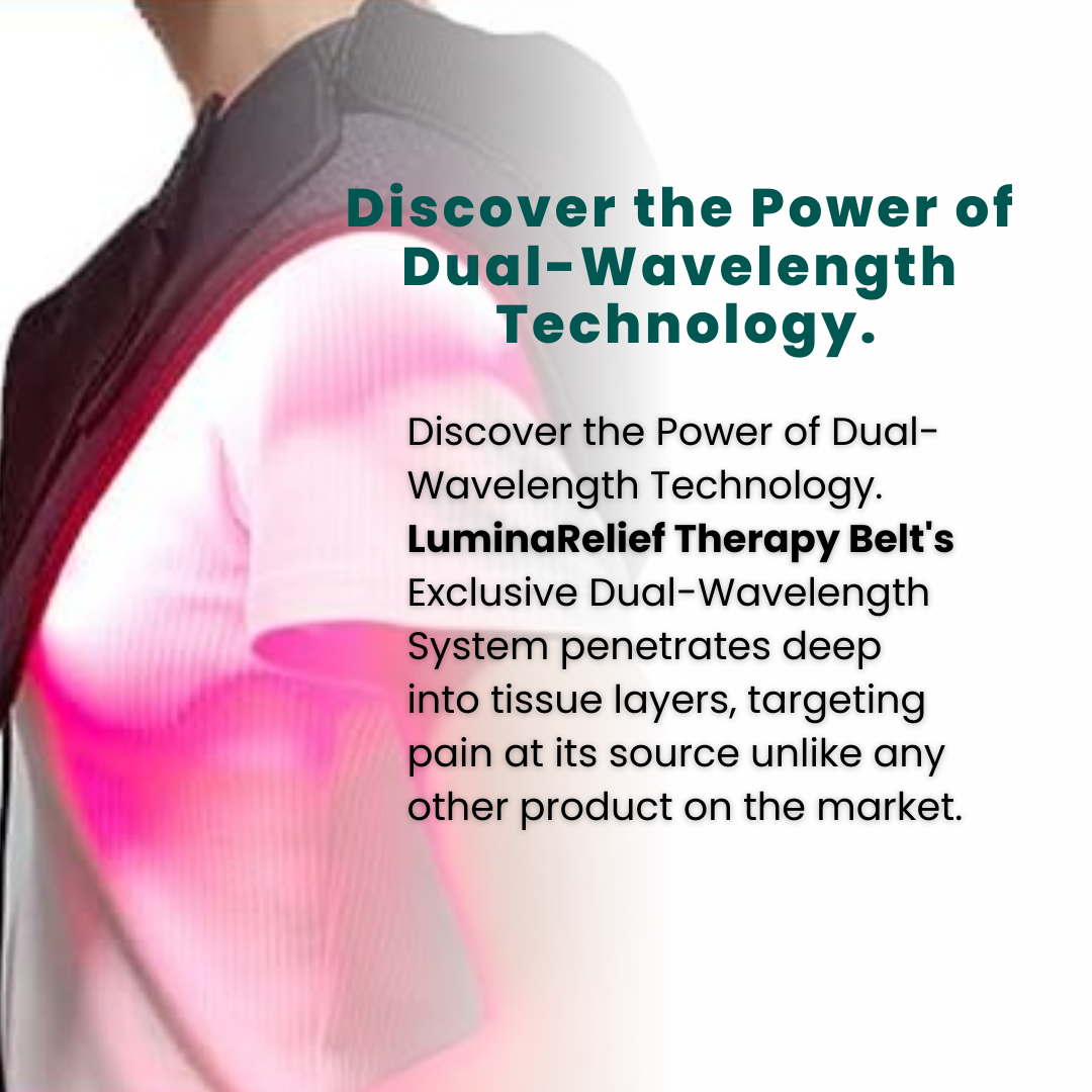 LuminaRelief® At-Home Infrared Light Therapy Pad Belt For Pain Relief